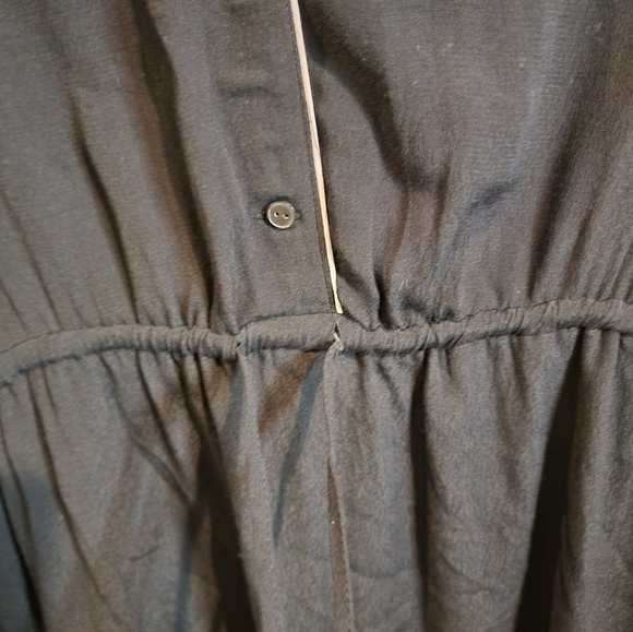 Loft by Ann Taylor Black and Ivory Pajama inspired Dress Size small - Picture 5 of 8